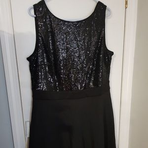 Lane Bryant Dresses - Black sequence dress Lane Bryant Dresses - Black sequence dress